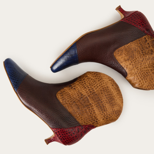 Lincoln Boots, alligator pattern mix | Balagan Studio