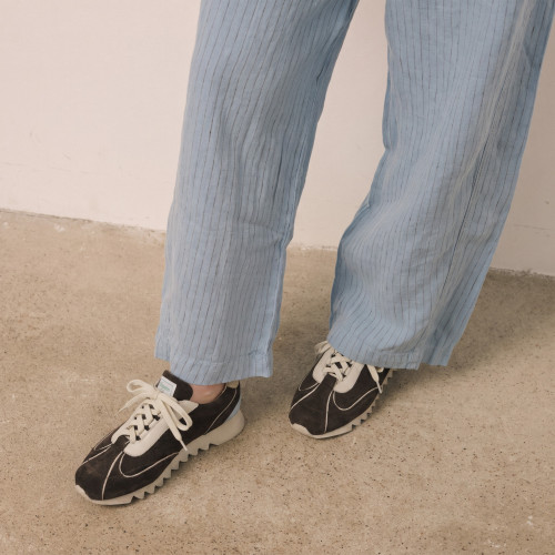 Karish Sneakers, dark chocolate velvet | Balagan Studio