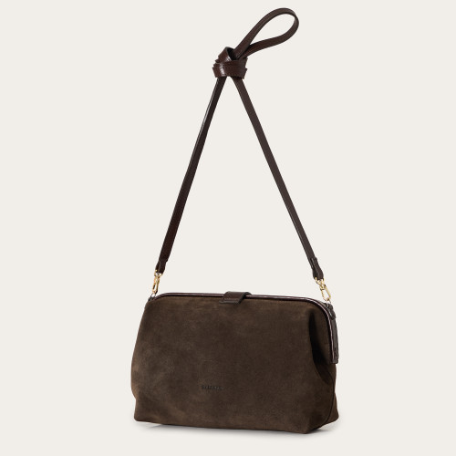 Rofe Bag L. brown velvet