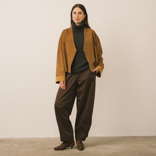 Vivian botki, cętki welur | Balagan Studio