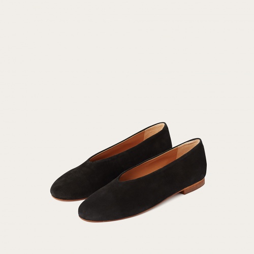 Opera Ballerina, black suede OUTLET | Balagan Studio