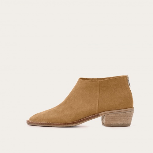 Lea Boots, sand velvet | Balagan Studio