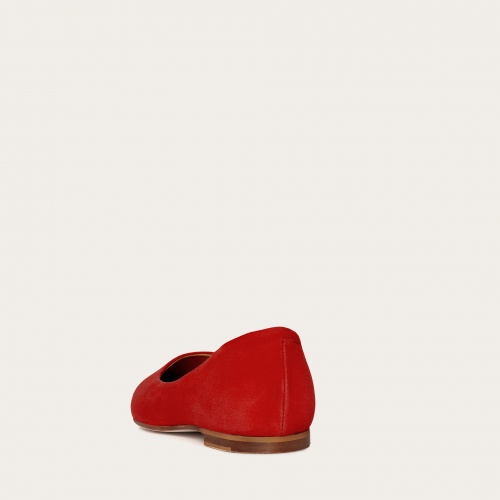 Mishor baleriny, czerwony zamsz OUTLET | Balagan Studio