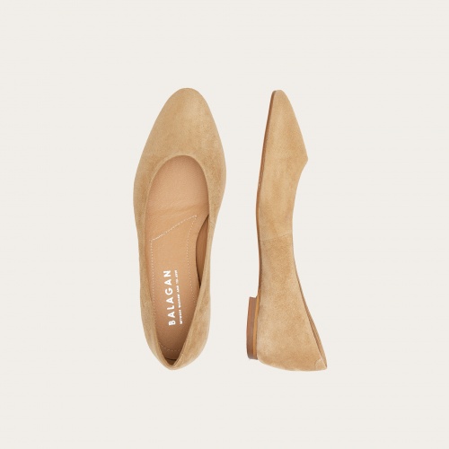 Mishor Ballerina, vanilla suede | Balagan Studio