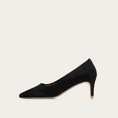 Sica Heels, black suede | Balagan Studio