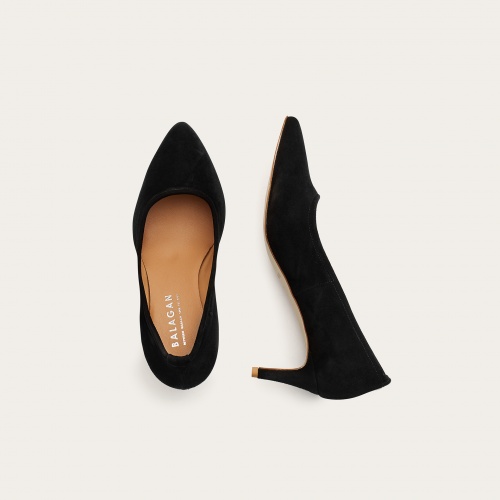 Sica Heels, black suede | Balagan Studio