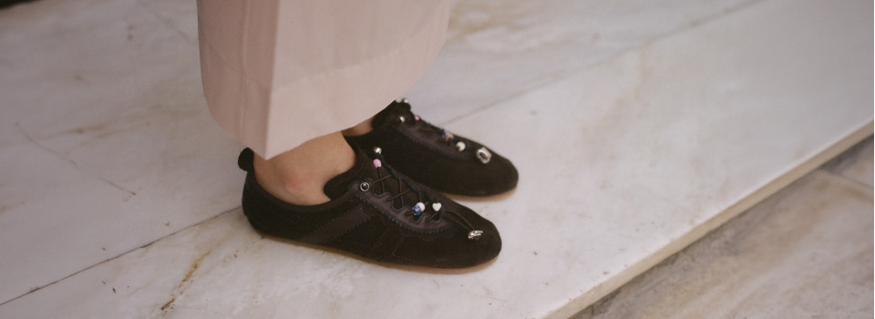 Sneakersy damskie skórzane – vintage | Balagan