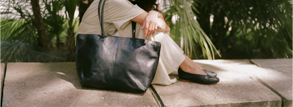 Women's Leather Shopper Bags – Large Totes | Balagan